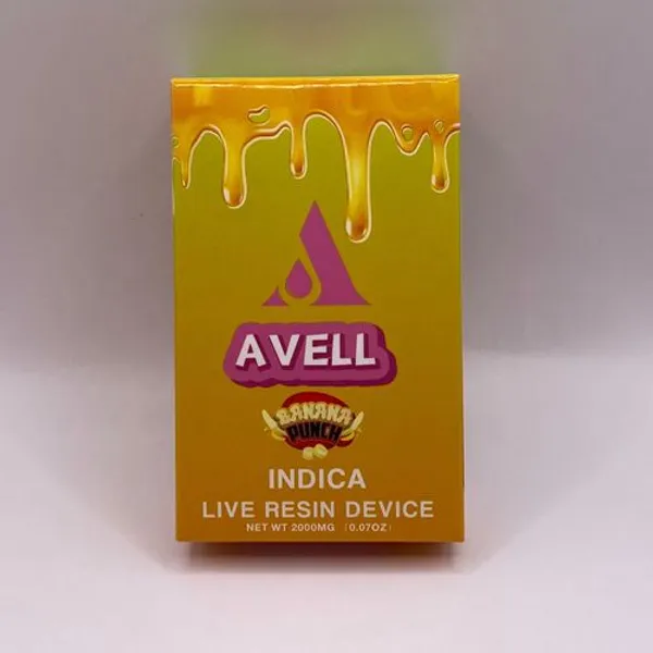 Avell 2g Disposable Carts – Banana (Indica) Avell 2g Disposable Carts – Banana (Indica)